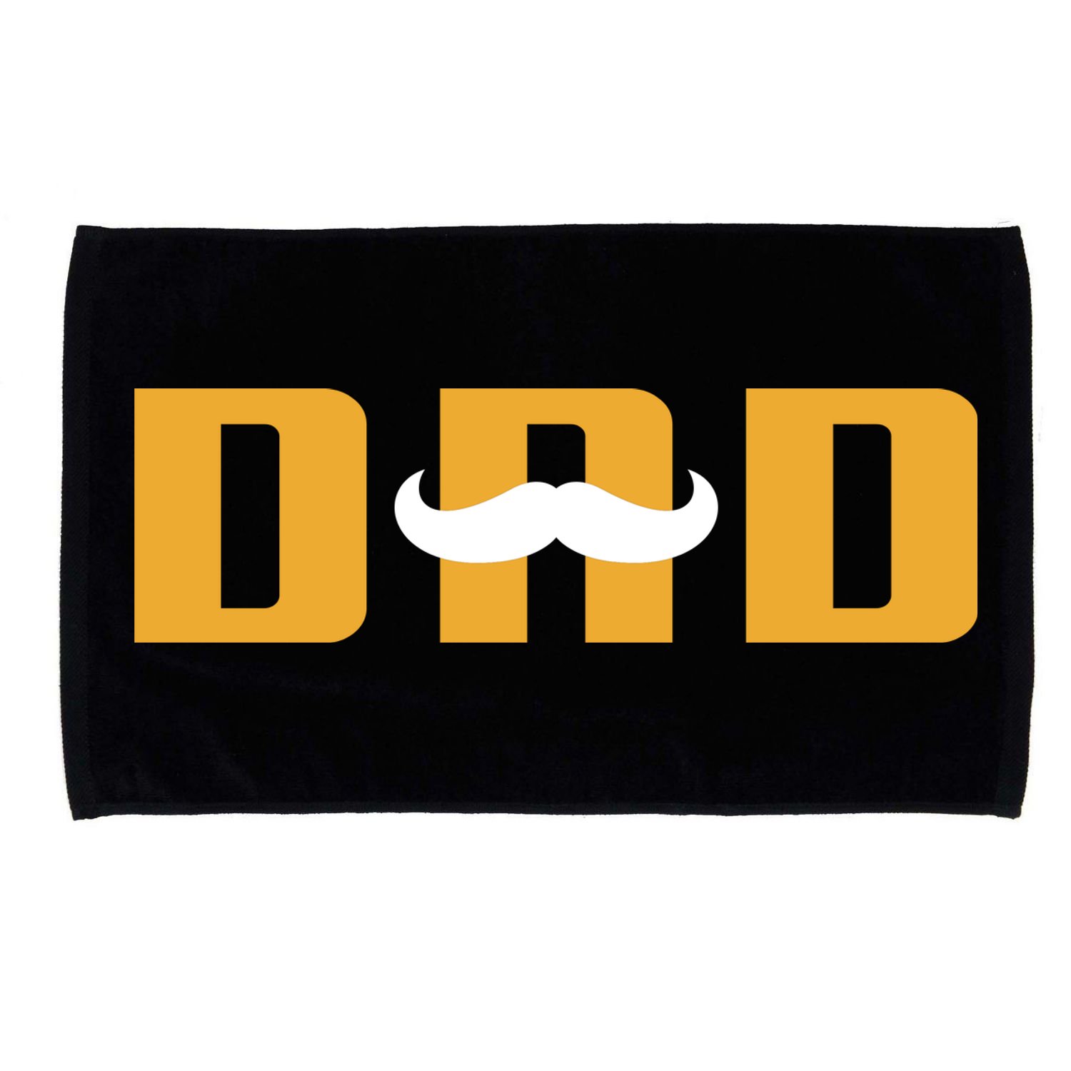 Dad Mustache Fathers Day Microfiber Hand Towel