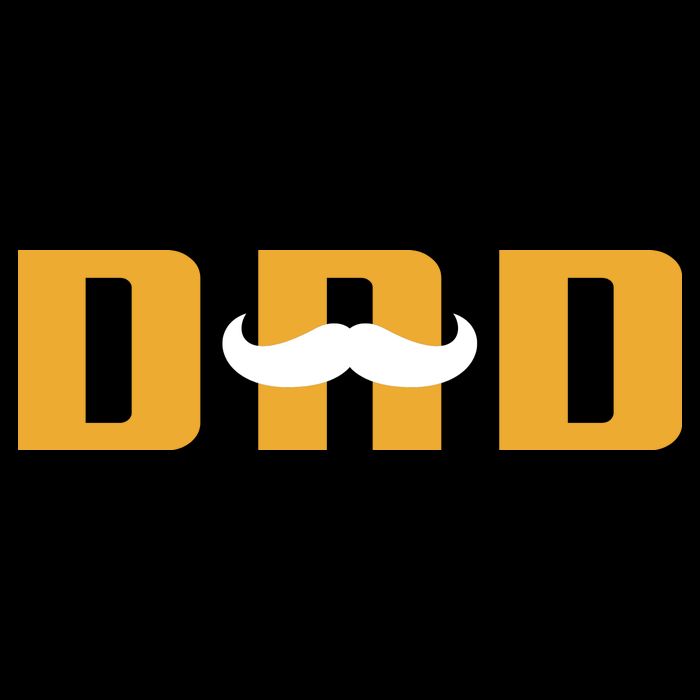Dad Mustache Fathers Day Women's V-Neck T-Shirt