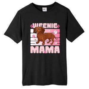 Dachshund Mom Funny Weenie Mama Dog Lover Tall Fusion ChromaSoft Performance T-Shirt