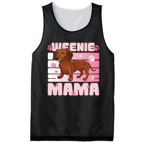 Dachshund Mom Funny Weenie Mama Dog Lover Mesh Reversible Basketball Jersey Tank