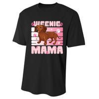 Dachshund Mom Funny Weenie Mama Dog Lover Performance Sprint T-Shirt