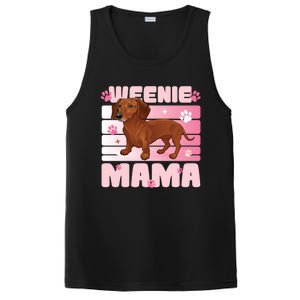 Dachshund Mom Funny Weenie Mama Dog Lover PosiCharge Competitor Tank