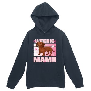 Dachshund Mom Funny Weenie Mama Dog Lover Urban Pullover Hoodie