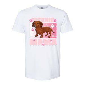 Dachshund Mom Funny Weenie Mama Dog Lover Softstyle CVC T-Shirt