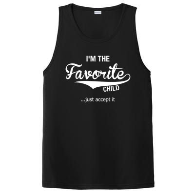 Dads Moms Favorite Funny Sibling Funny Gift Brother Sister Cool Gift PosiCharge Competitor Tank