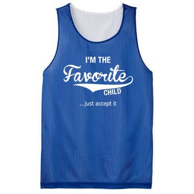 Dads Moms Favorite Funny Sibling Funny Gift Brother Sister Cool Gift Mesh Reversible Basketball Jersey Tank