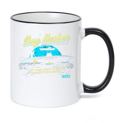 D.E.X.T.E.R Moonlight Fishing 11oz Black Color Changing Mug