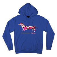 Dachshund Mom Gift Floral Doxie Mama MotherS Day Cute Gift Hoodie