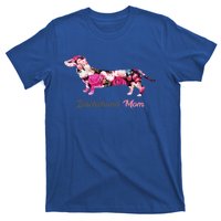 Dachshund Mom Gift Floral Doxie Mama MotherS Day Cute Gift T-Shirt