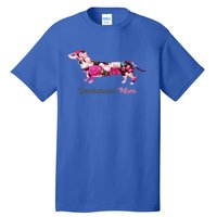 Dachshund Mom Gift Floral Doxie Mama MotherS Day Cute Gift Tall T-Shirt