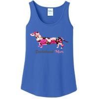 Dachshund Mom Gift Floral Doxie Mama MotherS Day Cute Gift Ladies Essential Tank