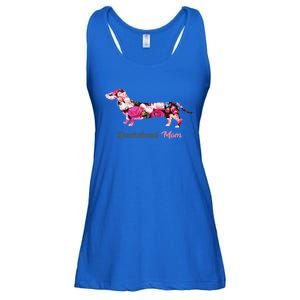 Dachshund Mom Gift Floral Doxie Mama MotherS Day Cute Gift Ladies Essential Flowy Tank