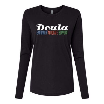 Doula Midwife Gift Birthing Labor Coach Support Funny Gift Womens Cotton Relaxed Long Sleeve T-Shirt