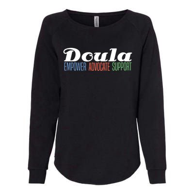 Doula Midwife Gift Birthing Labor Coach Support Funny Gift Womens California Wash Sweatshirt