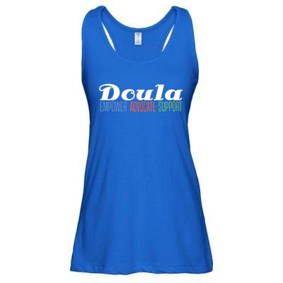 Doula Midwife Gift Birthing Labor Coach Support Funny Gift Ladies Essential Flowy Tank