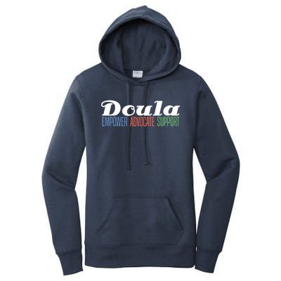 Doula Midwife Gift Birthing Labor Coach Support Funny Gift Women's Pullover Hoodie