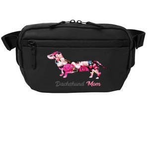 Dachshund Mom Gift Floral Doxie Mama MotherS Day Gift Crossbody Pack