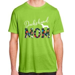 Dachshund Mom Gift Funny Gift Adult ChromaSoft Performance T-Shirt