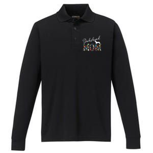 Dachshund Mom Gift Funny Gift Performance Long Sleeve Polo