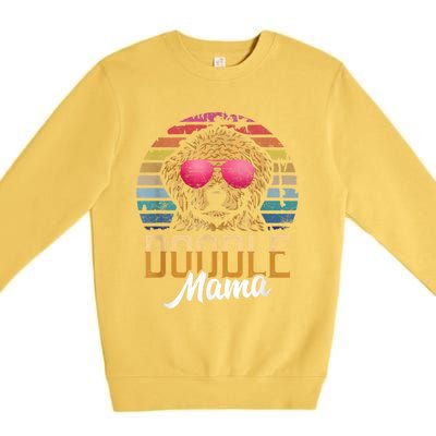 Doodle Mama Gift Goldendoodle Mom Goldendoodle Gift Premium Crewneck Sweatshirt