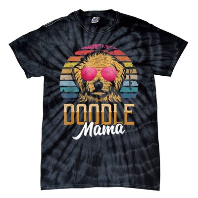 Doodle Mama Gift Goldendoodle Mom Goldendoodle Gift Tie-Dye T-Shirt