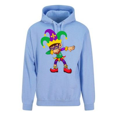 Dabbing Mardi Gras Unisex Surf Hoodie