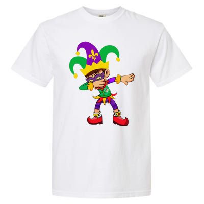 Dabbing Mardi Gras Garment-Dyed Heavyweight T-Shirt