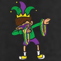 Dabbing Mardi Gras Dance 11oz C Handle Ceramic Mug