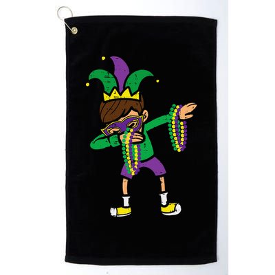 Dabbing Mardi Gras Dance Golf Towel