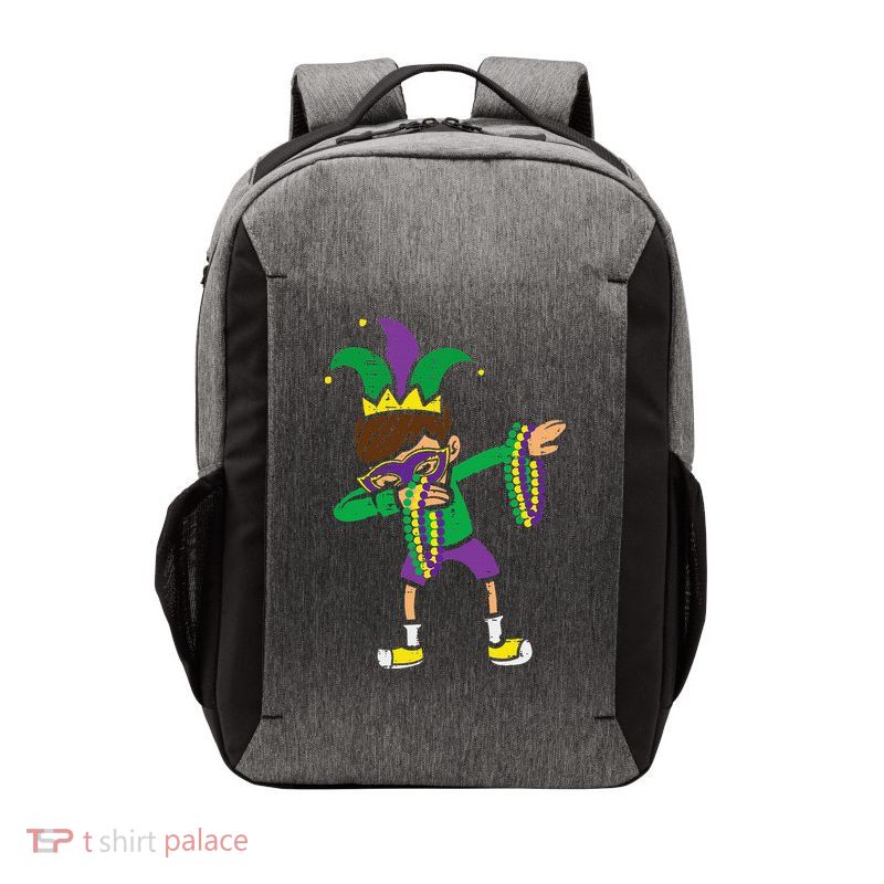 Dabbing Mardi Gras Dance Vector Backpack