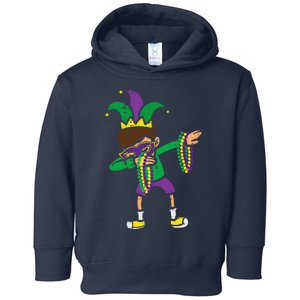 Dabbing Mardi Gras Dance Toddler Hoodie