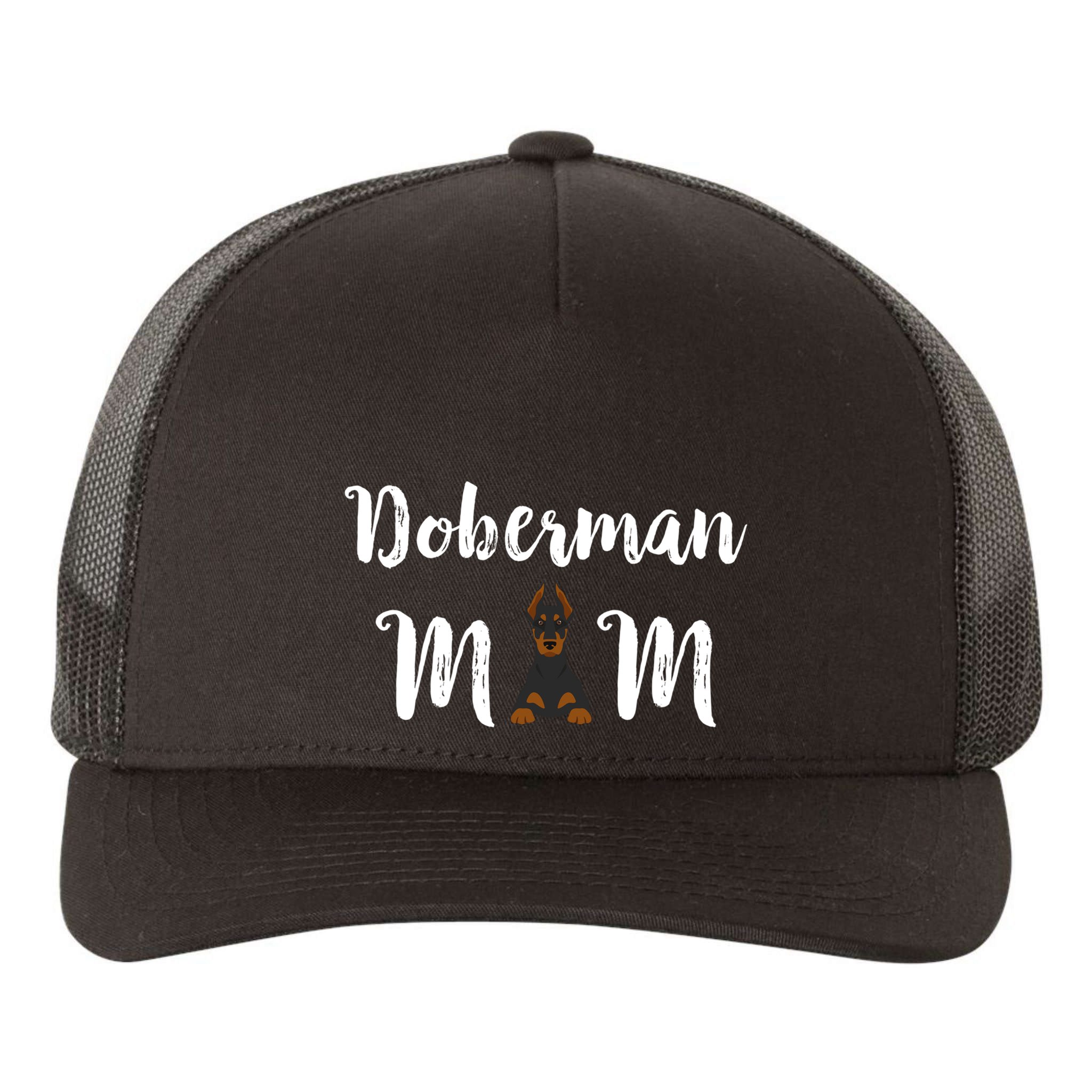 Doberman Mom Gift For MotherS Day Yupoong Adult 5-Panel Trucker Hat