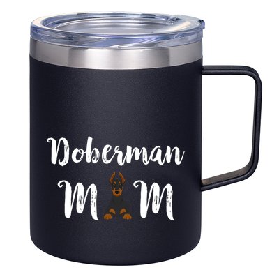 Doberman Mom Gift For MotherS Day 12oz Stainless Steel Coffee Mug