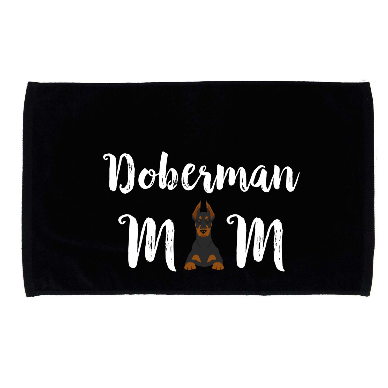Doberman Mom Gift For MotherS Day Microfiber Hand Towel