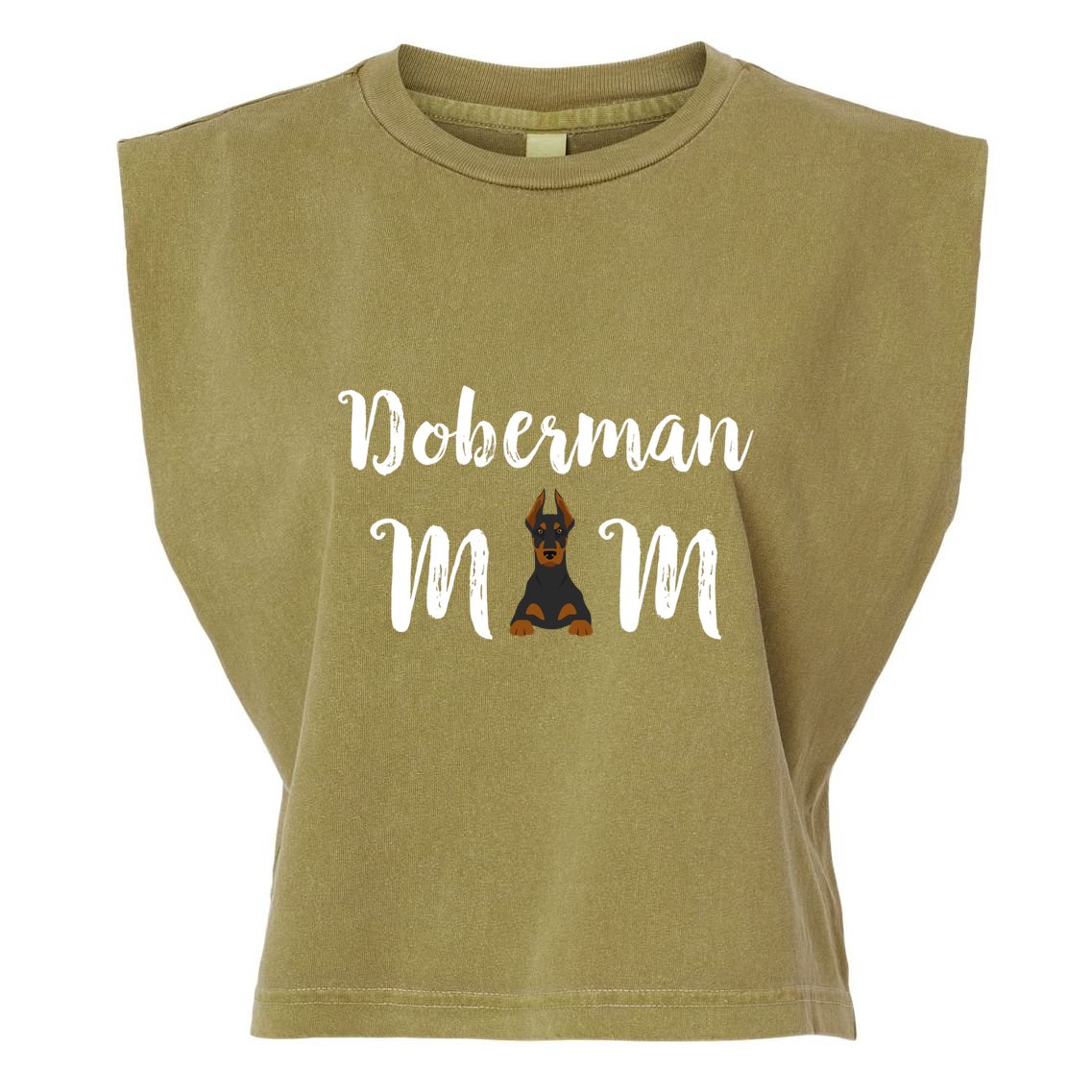 Doberman Mom Gift For MotherS Day Garment-Dyed Women's Muscle Tee
