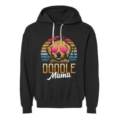 Doodle Mama Gift Goldendoodle Mom Goldendoodle Garment-Dyed Fleece Hoodie