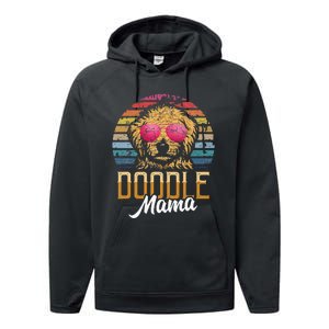 Doodle Mama Gift Goldendoodle Mom Goldendoodle Performance Fleece Hoodie