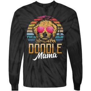 Doodle Mama Gift Goldendoodle Mom Goldendoodle Tie-Dye Long Sleeve Shirt