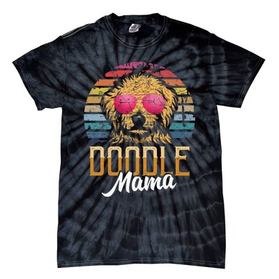 Doodle Mama Gift Goldendoodle Mom Goldendoodle Tie-Dye T-Shirt