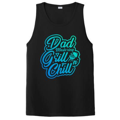 Dad Mastering Grillnchill Fathers Day Meaningful Gift PosiCharge Competitor Tank