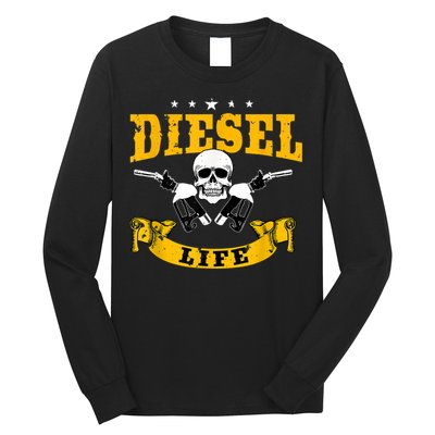 Diesel Mechanic Gifts Diesel Life Truck Repair Long Sleeve Shirt