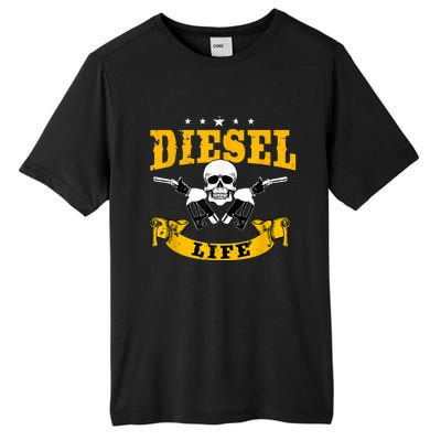 Diesel Mechanic Gifts Diesel Life Truck Repair Tall Fusion ChromaSoft Performance T-Shirt