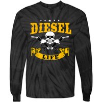 Diesel Mechanic Gifts Diesel Life Truck Repair Tie-Dye Long Sleeve Shirt