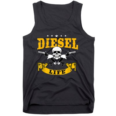 Diesel Mechanic Gifts Diesel Life Truck Repair Tank Top