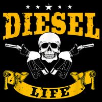 Diesel Mechanic Gifts Diesel Life Truck Repair Women's V-Neck T-Shirt
