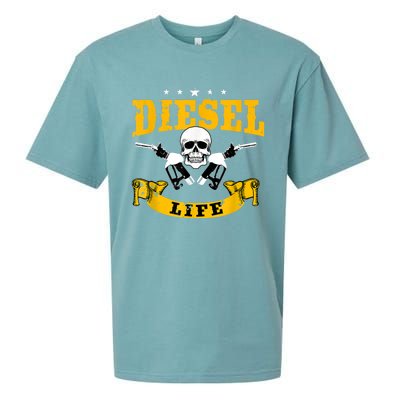 Diesel Mechanic Gifts Diesel Life Truck Repair Sueded Cloud Jersey T-Shirt