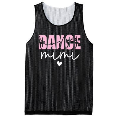 Dance Mimi Grandma Mimi Of A Dancer Dancing Mimi Mesh Reversible Basketball Jersey Tank