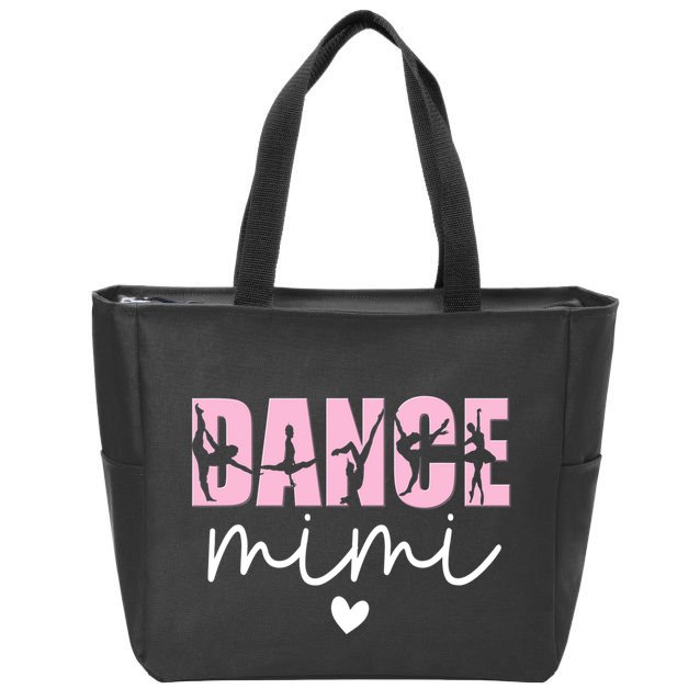 Dance Mimi Grandma Mimi Of A Dancer Dancing Mimi Zip Tote Bag