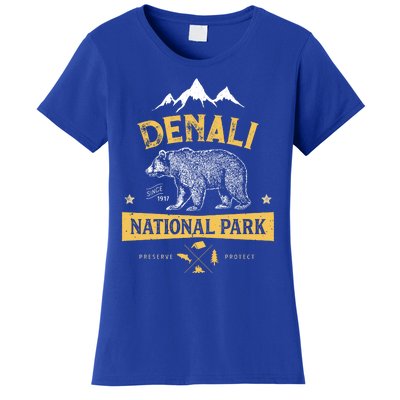 Denali Meaningful Gift National Park And Preserve Alaska Vintage Women's T-Shirt