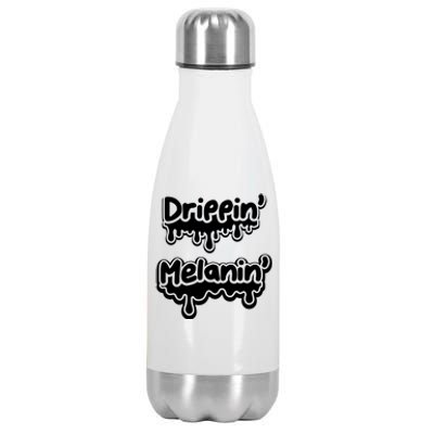 Drippin’ Melanin’ Gift Stainless Steel Insulated Water Bottle